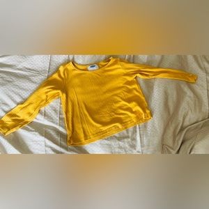 Breathable Yellow Crop Top